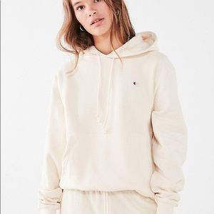 UO Cream Champion Hoodie